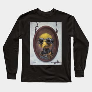 Cyborg Bird | Bird Future | Muppet Robot | Robot Birds | Bird Machine Long Sleeve T-Shirt